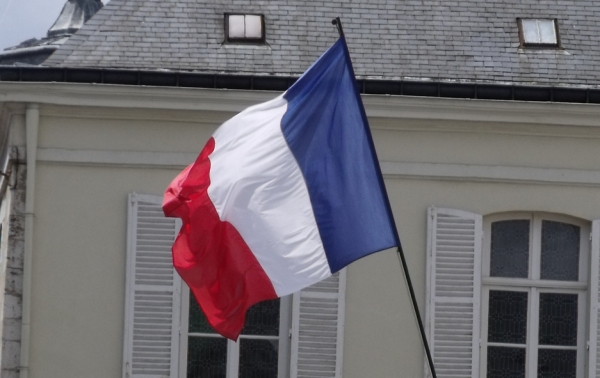 Französische Flagge, Elliott Brown,  Text: dts Nachrichtenagentur