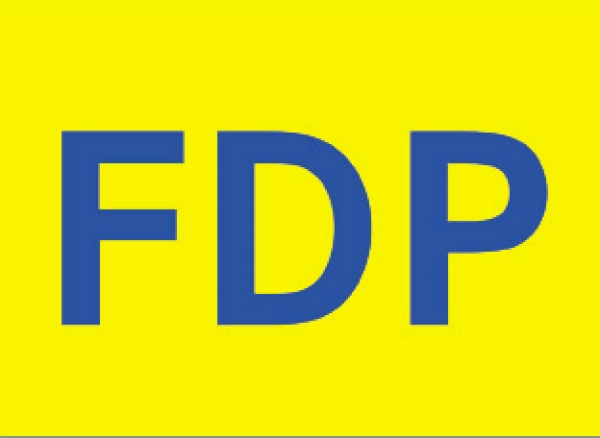 FDP Partei-Logo, FDP, über dts Nachrichtenagentur