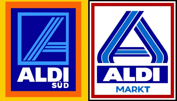 Logos von Aldi-Nord und Aldi-Süd, über dts Nachrichtenagentur