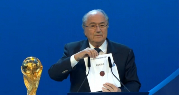 FIFA-Präsident Joseph Blatter bei der Präsentation der Austragungsorte der Fußball-Weltmeisterschaften 2018 und 2022 in Zürich, dts Nachrichtenagentur