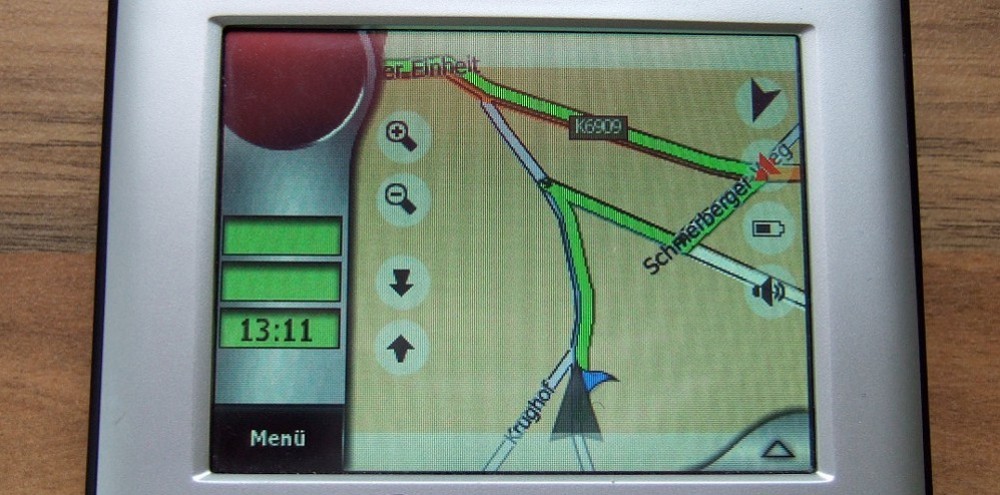 Kartenanzeige auf einem mobilen Navigationsgerät, dts Nachrichtenagentur