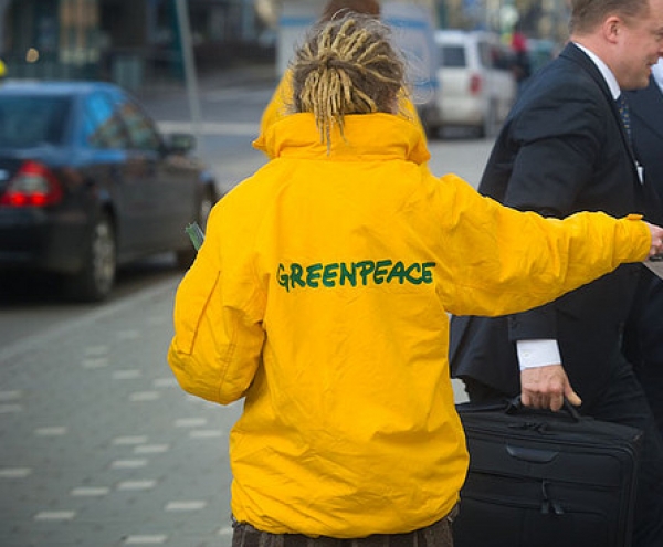 Greenpeace Mitglied, Greenpeace Finland , Lizenz: dts-news.de/cc-by