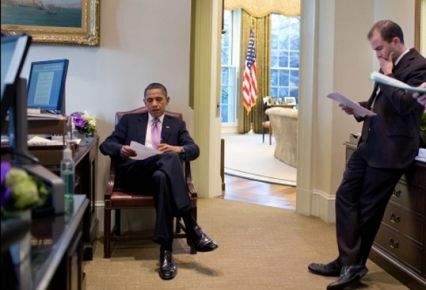 Barack Obama bei Gesprächen mit Sicherheitsberatern nach Sprengstoff-Funden in Frachtflugzeugen, dts Nachrichtenagentur