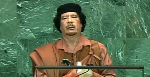 Muammar el Gaddafi vor der UN-Vollversammlung am 23. September 2009, dts Nachrichtenagentur
