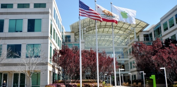 Apple-Hauptsitz in Cupertino, Kalifornien, Roger Bits, über dts Nachrichtenagentur