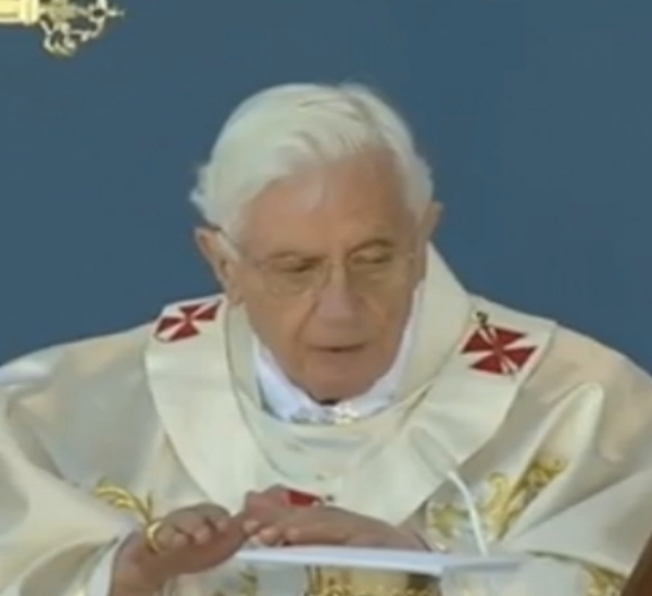 Papst Benedikt XVI. bei Messe auf Erfurter Domplatz, über dts Nachrichtenagentur