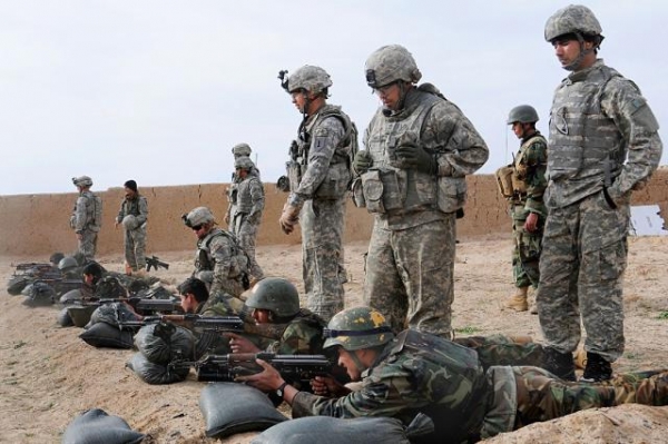 US-Soldaten bei der Ausbildung von afghanischen Truppen, dts Nachrichtenagentur