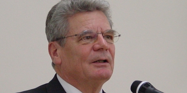 Joachim Gauck, Carlo Bansini,  Text: dts Nachrichtenagentur