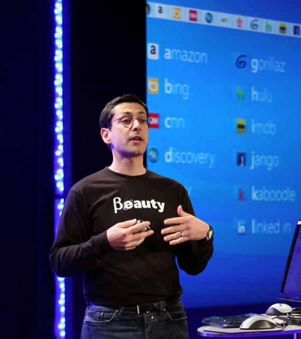 Microsoft-Manager Dean Hachamovitch bei Vorstellung von Internet Explorer 9, Microsoft, über dts Nachrichtenagentur