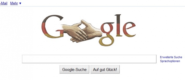 Google-Logo zum Tag der Deutschen Einheit, dts Nachrichtenagentur