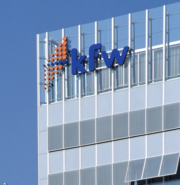 KfW-Hauptgebäude in Frankfurt am Main, KfW,  Text: dts Nachrichtenagentur