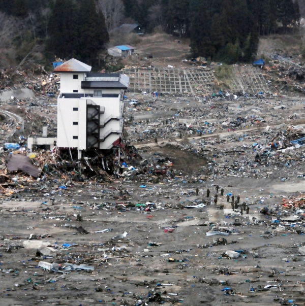 Gebiet nach dem Erdbeben in Japan 2011, dts Nachrichtenagentur