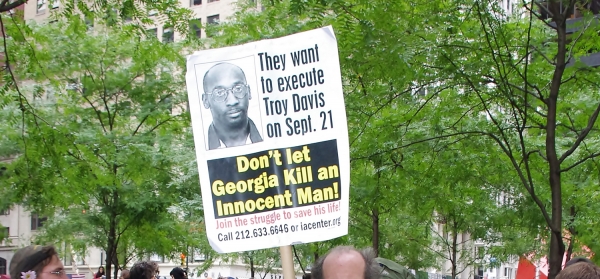 Protest gegen Hinrichtung von Troy Davis, david_shankbone, über dts Nachrichtenagentur