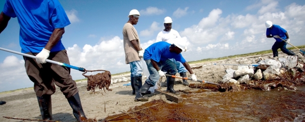 Arbeiten zur Bekämpfung der Ölpest an der Golfküste, BP, über dts Nachrichtenagentur