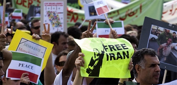 Demonstration in Berlin gegen Irans Präsident Ahmadinedschad, Steffen Tzscheuschner, über dts Nachrichtenagentur