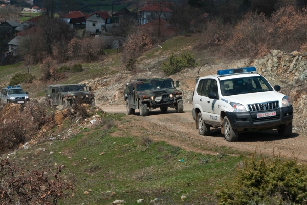 Gemeinsamer Einsatz von US-Armee und kosovarischer Grenzpolizei, dts Nachrichtenagentur