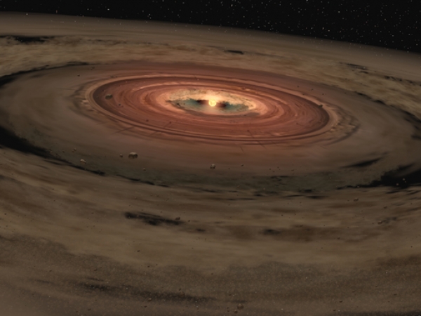 Die protoplanetare Scheibe eines jungen Sternes: Ein junges Sonnensystem, dts Nachrichtenagentur
