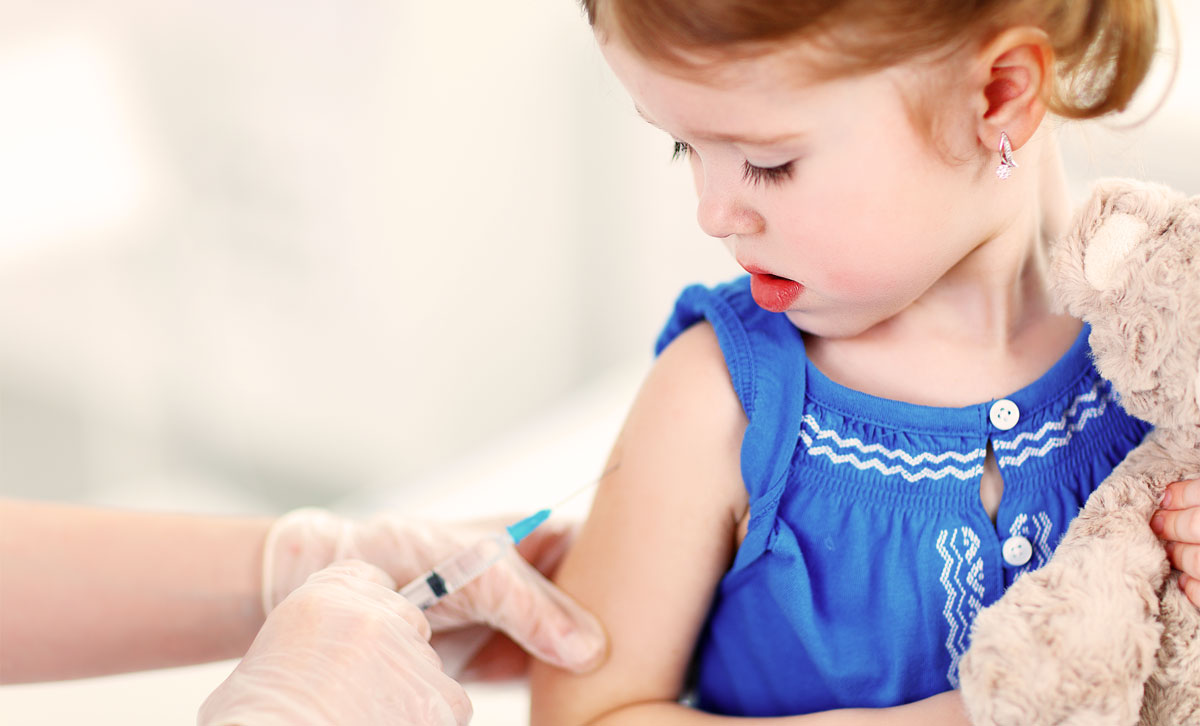 Schutzimpfung für Kinder
