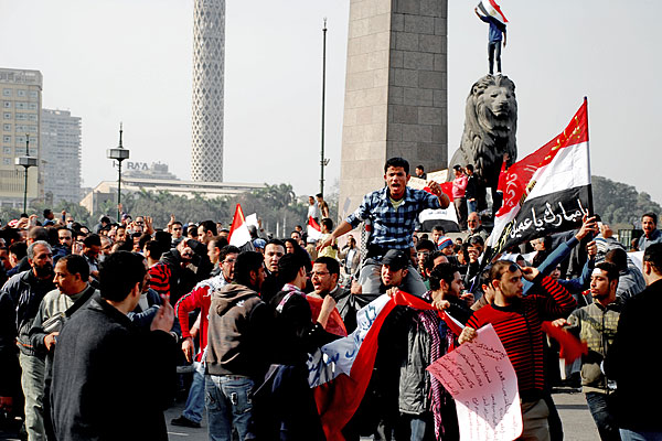 Ägypten - Demonstration auf dem Tahrir Platz (Foto: Mohamed Elsayyed / Shutterstock.com)