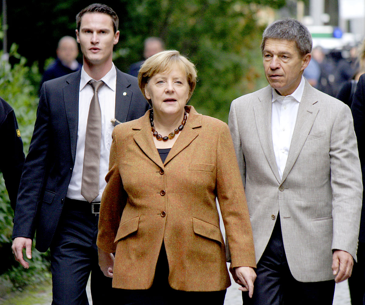 Angela Merkel mit ihrem Mann Joachim Sauer