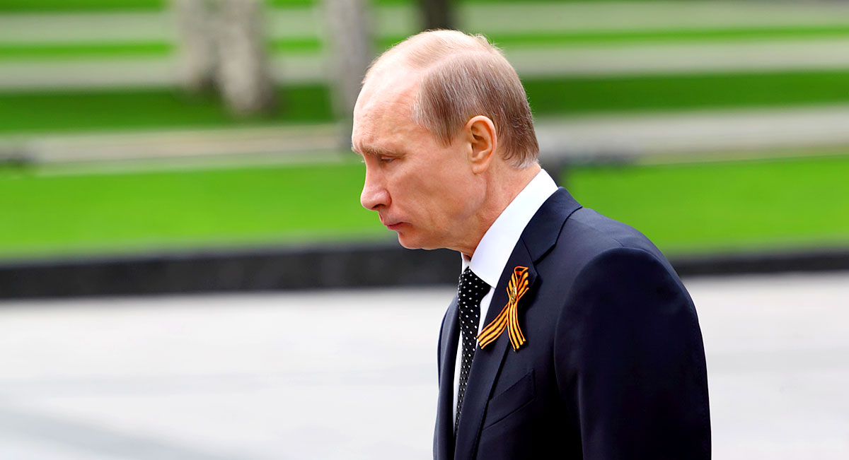 Wladimir Putin am "Grab des unbekannten Soldaten" 
