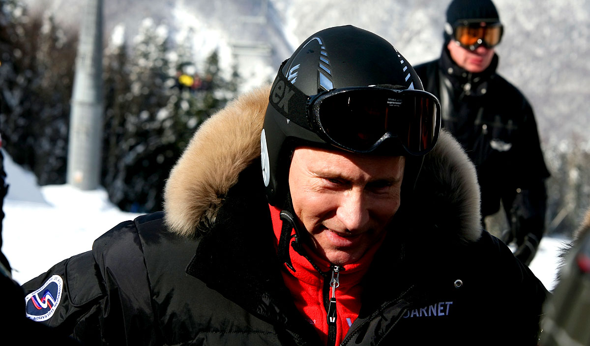 Wladimir Putin beim Skifahren 