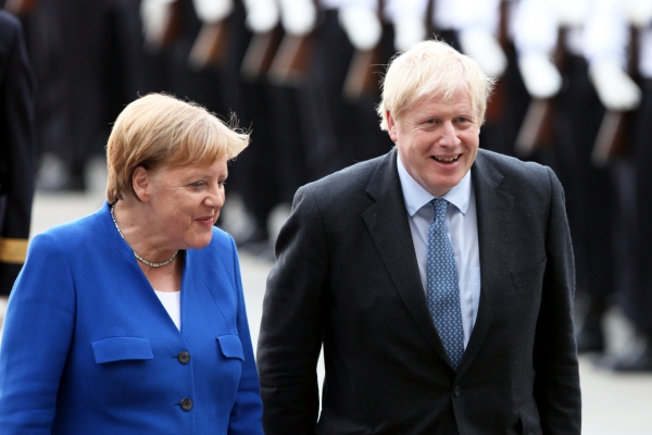 Angela Merkel und Boris Johnson in 2019, über dts Nachrichtenagentur