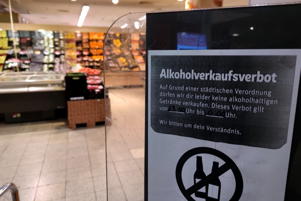 Alkoholverkaufsverbot, über dts Nachrichtenagentur