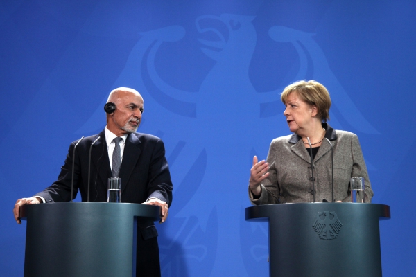 Ashraf Ghani und Angela Merkel, über dts Nachrichtenagentur