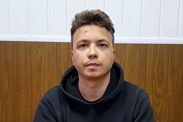 Roman Protassewitsch in einem Video aus einem weißrussischen Gefängnis, über dts Nachrichtenagentur