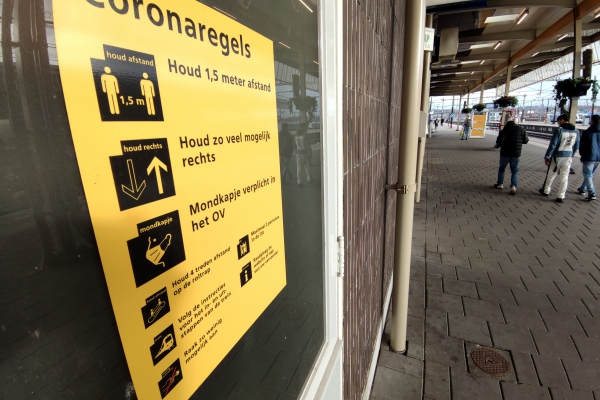 Corona-Hinweise in den Niederlanden, über dts Nachrichtenagentur