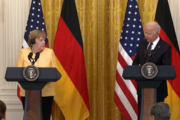 Merkel und Biden am 15.07.2021 in Washington, über dts Nachrichtenagentur