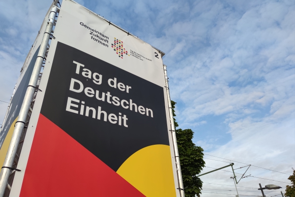 Feier zum Tag der Deutschen Einheit 2021 in Halle (Saale), über dts Nachrichtenagentur