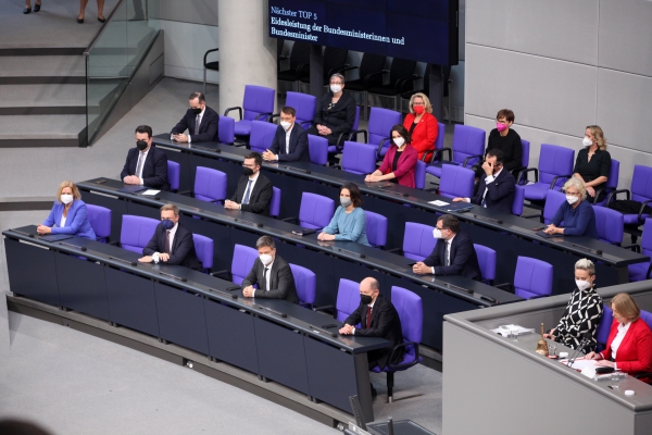 Bundeskabinett im Bundestag, über dts Nachrichtenagentur