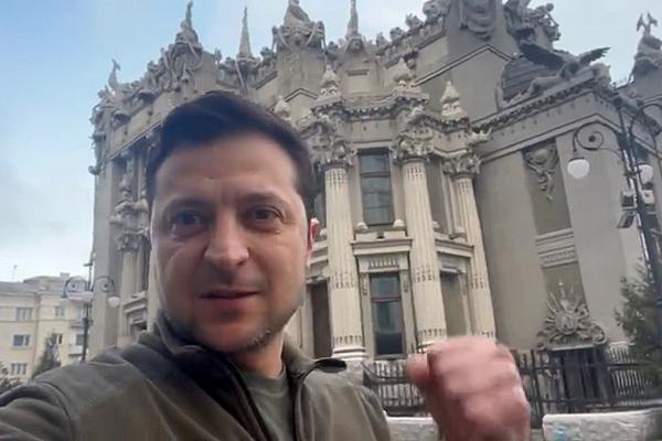 Wolodymyr Selenskyj in Videobotschaft am 26.02.2022, über dts Nachrichtenagentur
