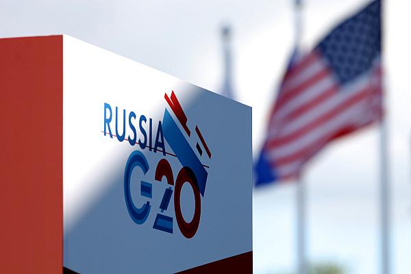 USA-Flagge auf dem G20-Gipfel in St. Petersburg, über dts Nachrichtenagentur