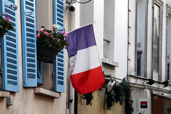 Französische Fahne, über dts Nachrichtenagentur