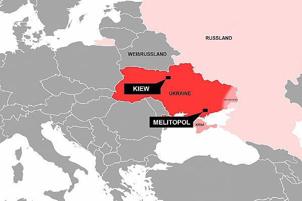Kiew und Melitopol, über dts Nachrichtenagentur