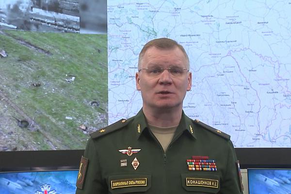 Russischer Militärsprecher bei täglichem Lagebericht, über dts Nachrichtenagentur
