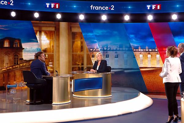 TV-Duell zur Frankreich-Wahl am 20.04.2022, über dts Nachrichtenagentur