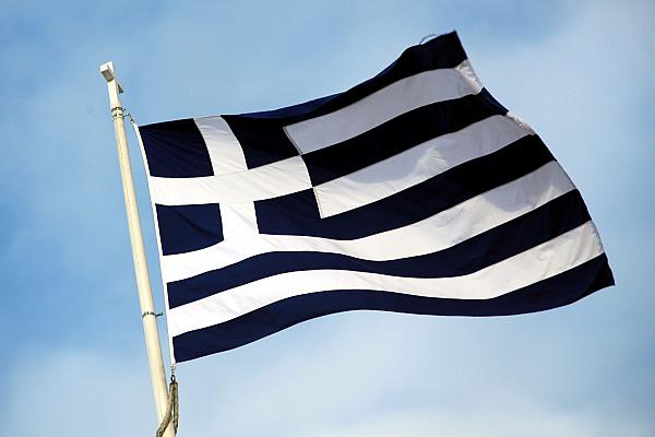 Griechische Fahne, über dts Nachrichtenagentur