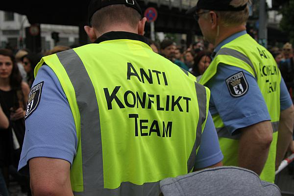 Vielleicht etwas für Quereinsteiger: Ein Anti-Konflikt-Team der Polizei, über dts Nachrichtenagentur