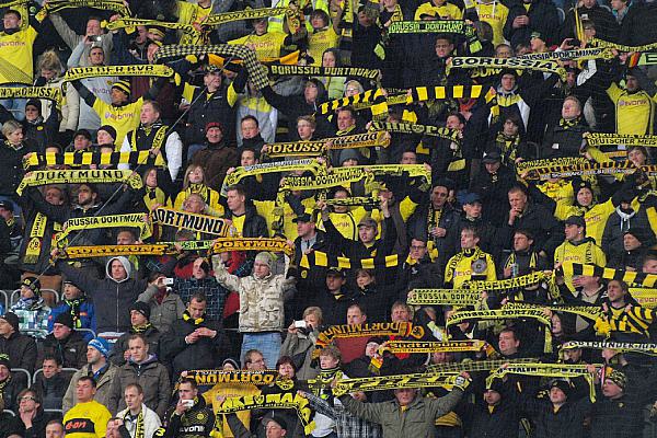 Fans von Borussia Dortmund, über dts Nachrichtenagentur
