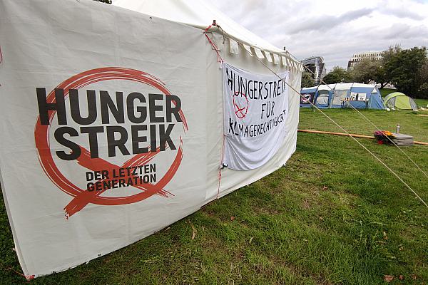 Hungerstreik-Camp, über dts Nachrichtenagentur