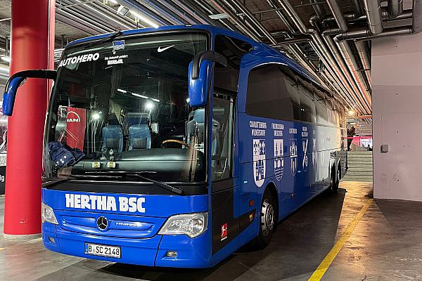 Mannschaftsbus Hertha BSC, über dts Nachrichtenagentur