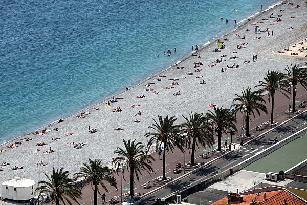 Strandpromenade in Nizza, über dts Nachrichtenagentur
