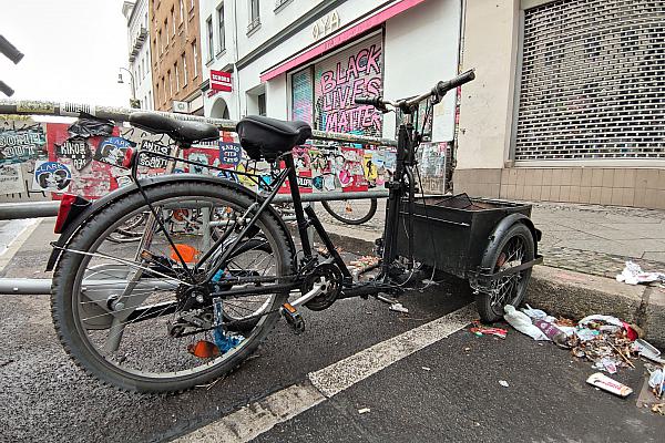 Lastenfahrrad in Berlin-Kreuzberg, über dts Nachrichtenagentur