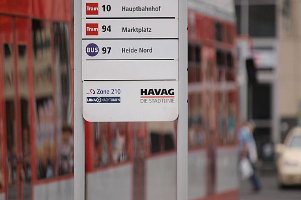 HAVAG-Straßenbahnhaltestelle, über dts Nachrichtenagentur