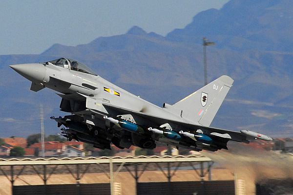 Britisches Kampfflugzeug Eurofighter Typhoon, über dts Nachrichtenagentur