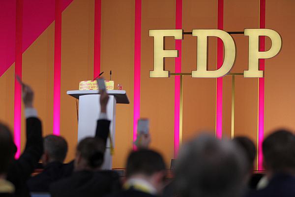 Abstimmung auf FDP-Parteitag April 2023, über dts Nachrichtenagentur